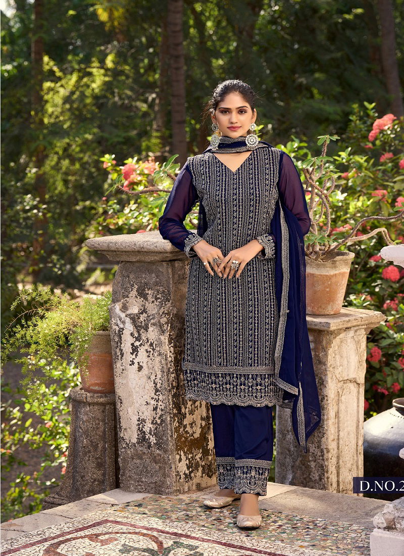 Twisha Vol 27 Silk Designer Salwar Suits Catalog
